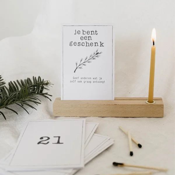 Adventskalender warme woorden