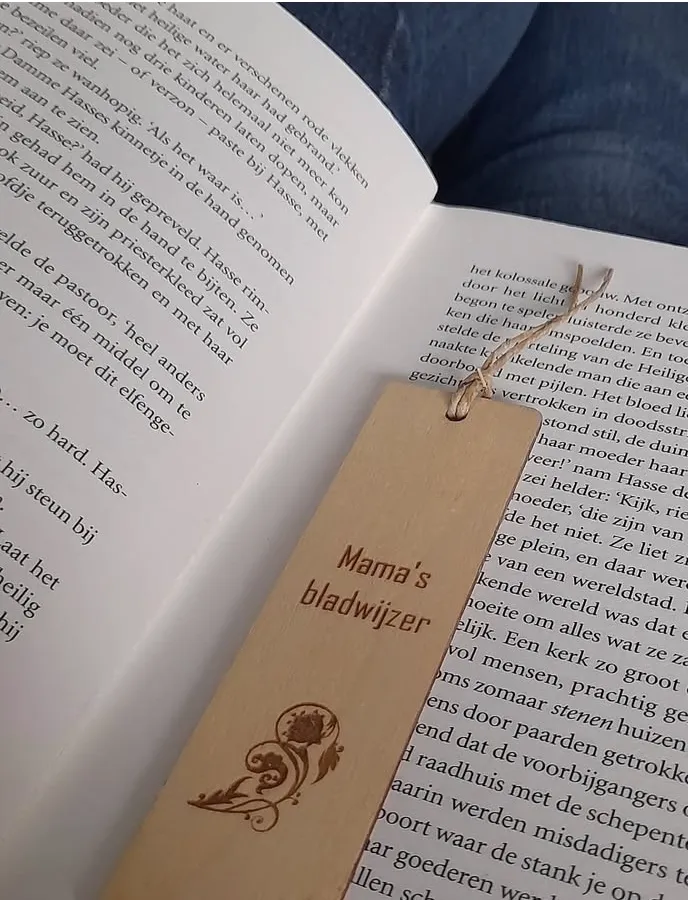 Gepersonaliseerde bladwijzer 12x3cm