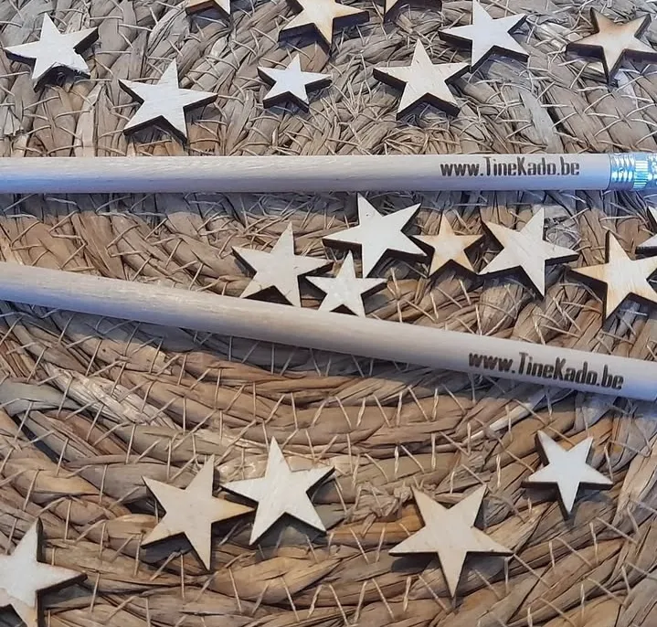 Gepersonaliseerd potlood met gom