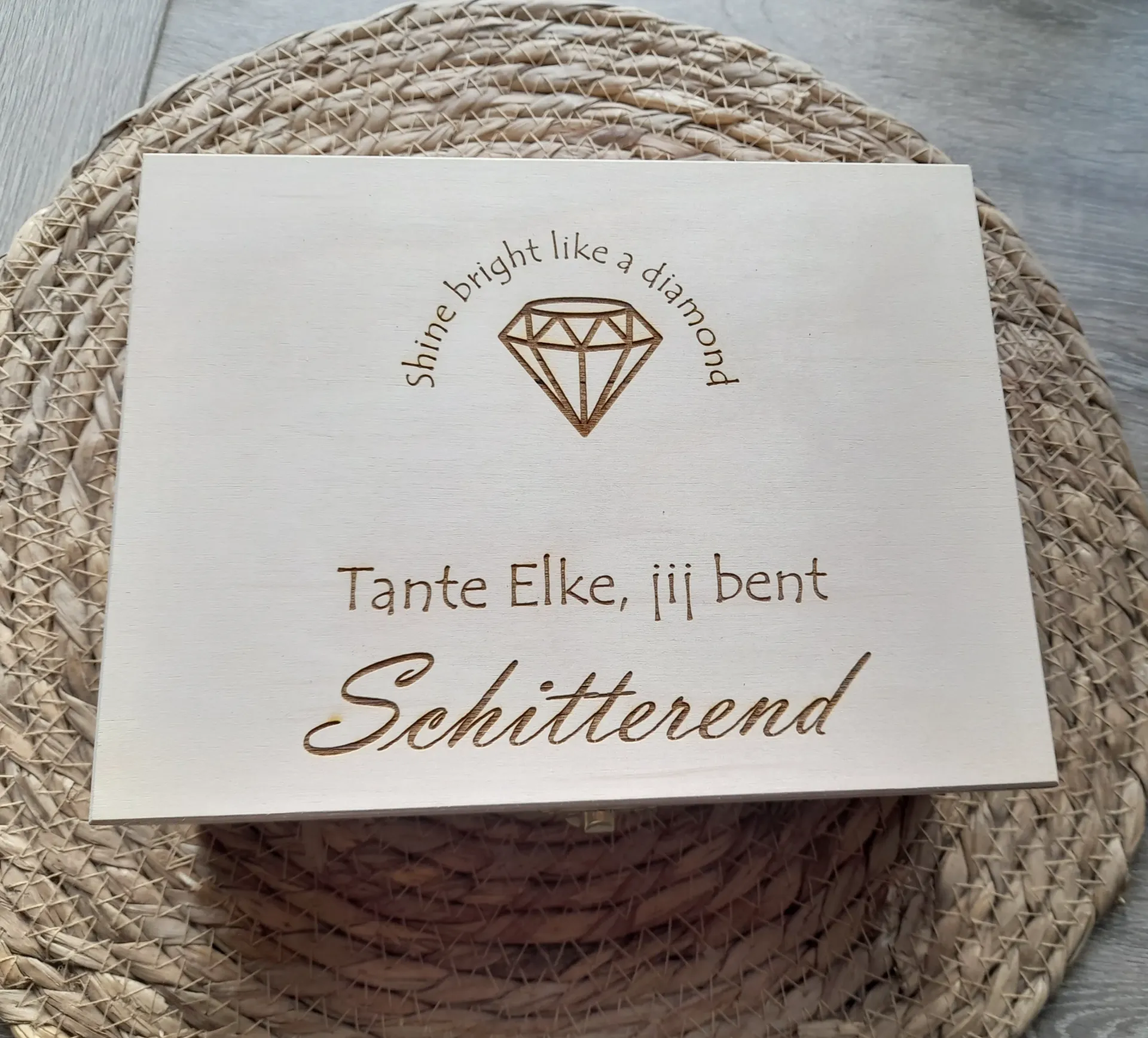 Juwelenkistje 21cm x 16cm